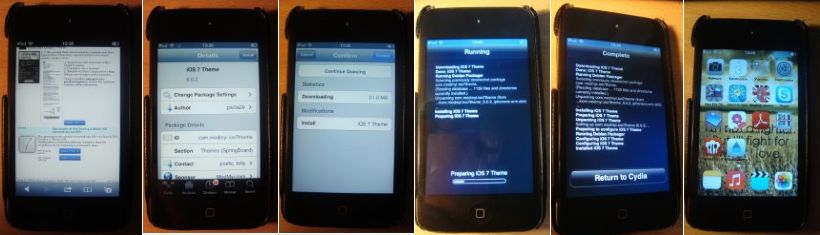 iPod 4 iOS7